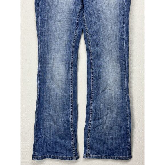 Esprit Vintage Bootcut Leg Jeans Women's 26x30 Blue Stone Wash Denim Low Rise - Picture 3 of 16